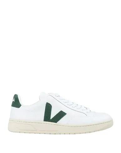 White Leather Sneakers V-12
