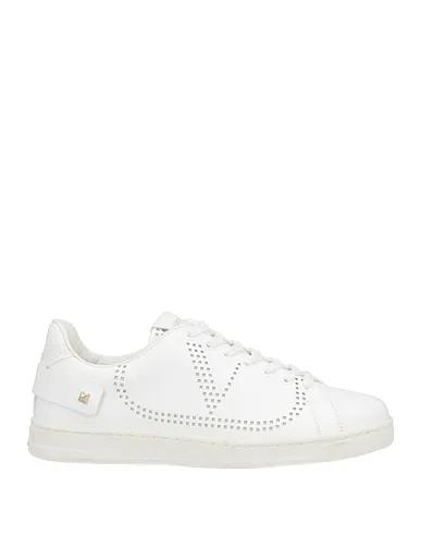 White Leather Sneakers