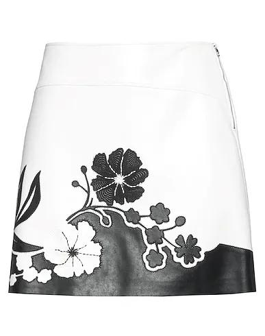 White Mini skirt