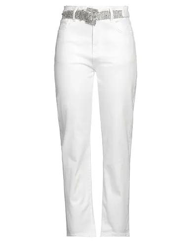 White Moleskin Casual pants