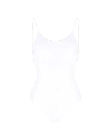 White One-piece swimsuits BASIC CRIS-CROS MAILLOTT
