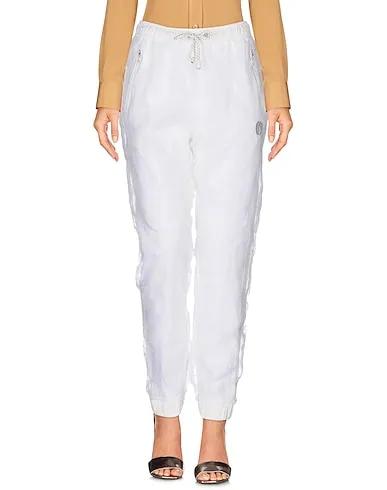 White Organza Casual pants