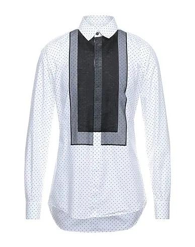 White Organza Patterned shirt