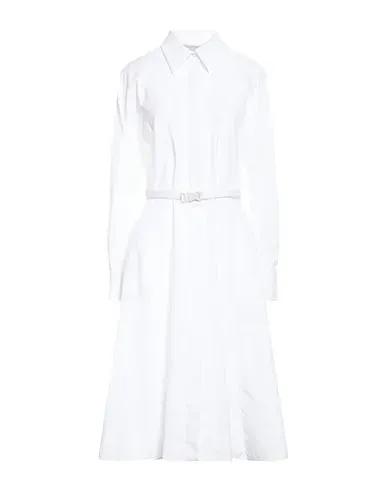 White Piqué Midi dress