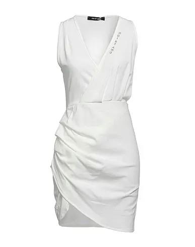 White Piqué Short dress