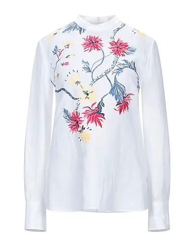 White Plain weave Blouse