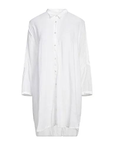 White Plain weave Linen shirt