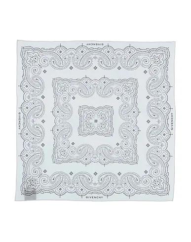 White Plain weave Scarves and foulards