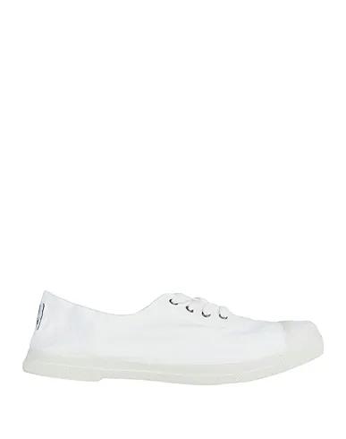 White Plain weave Sneakers