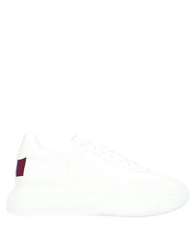 White Plain weave Sneakers