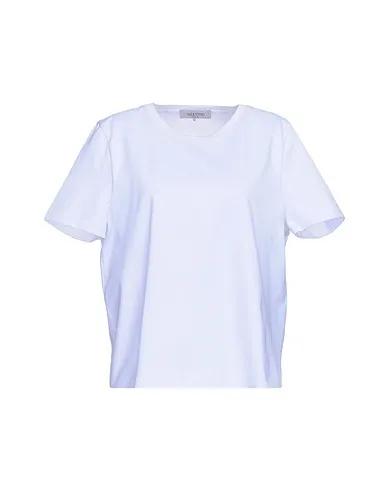 White Plain weave T-shirt