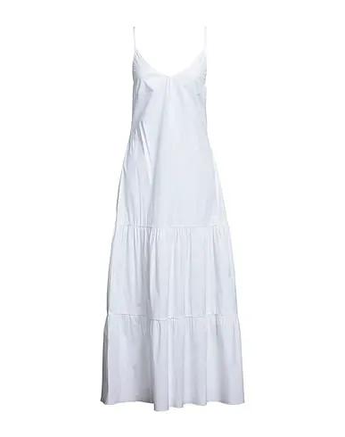 White Poplin Long dress