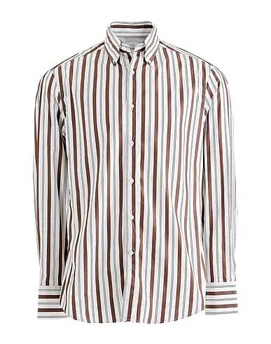 White Poplin Striped shirt