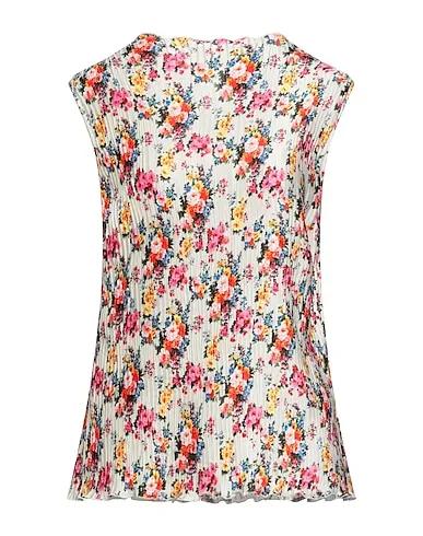 White Satin Evening top