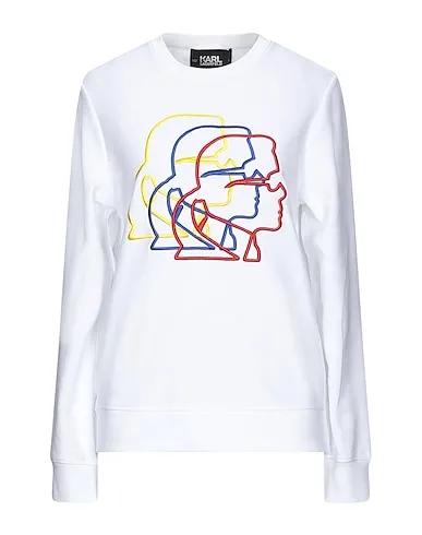 White Sweatshirt MULTICOLOR 3D PROFILE SWEAT
