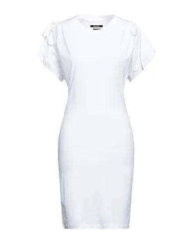 White Sweatshirt Short dress