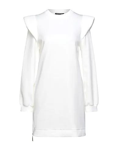 White Sweatshirt Short dress