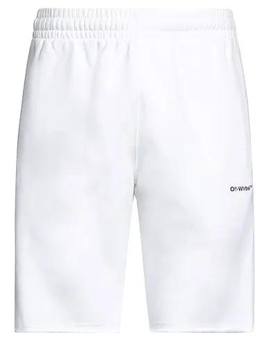 White Sweatshirt Shorts & Bermuda