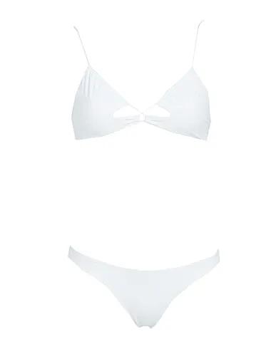 White Synthetic fabric Bikini