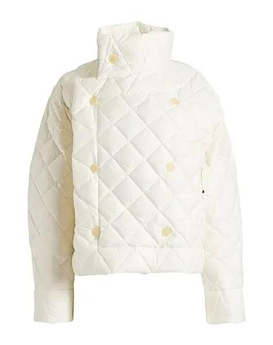 White Synthetic fabric Double breasted pea coat