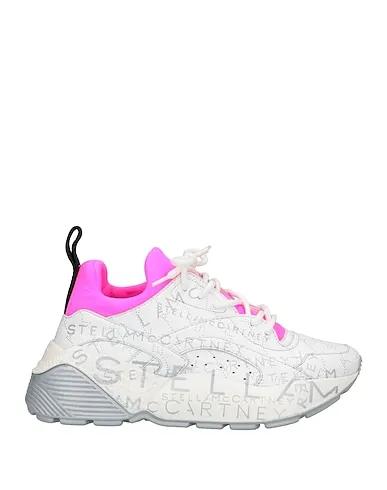White Synthetic fabric Sneakers