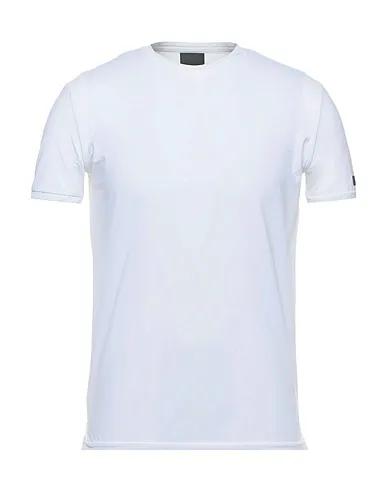 White Synthetic fabric T-shirt