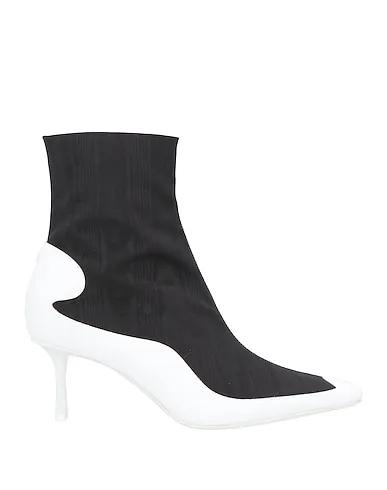 White Techno fabric Ankle boot