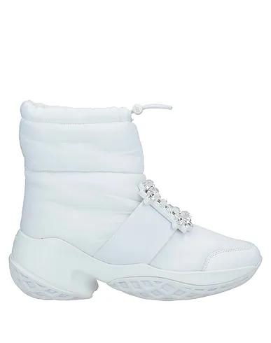 White Techno fabric Ankle boot