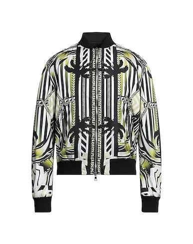 White Techno fabric Bomber