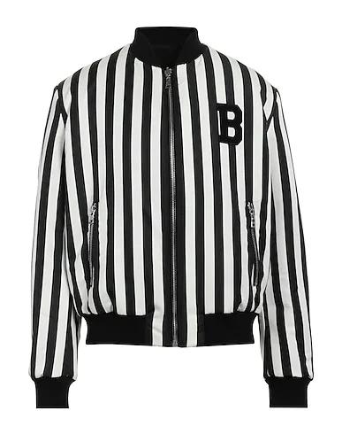 White Techno fabric Bomber