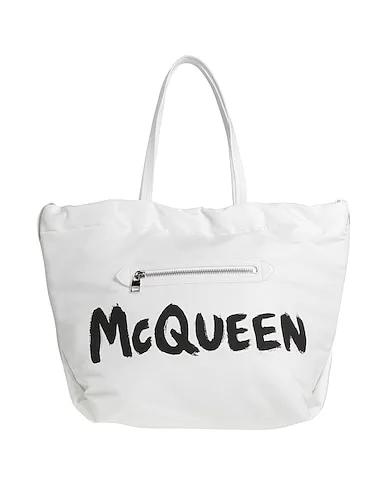 White Techno fabric Handbag