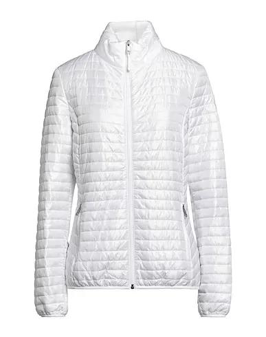 White Techno fabric Shell  jacket