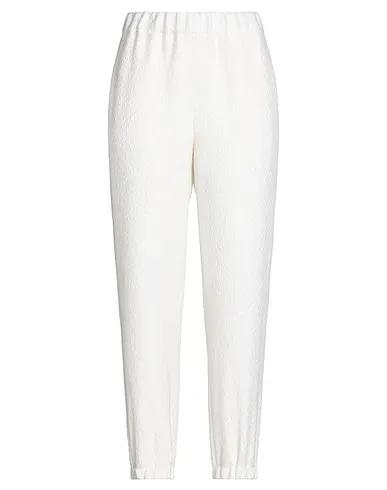 White Tweed Casual pants