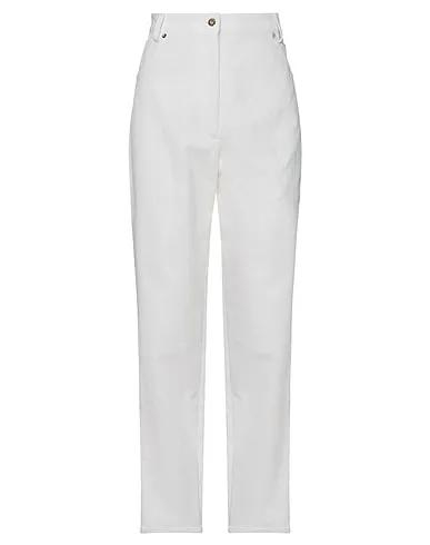 White Velvet Casual pants