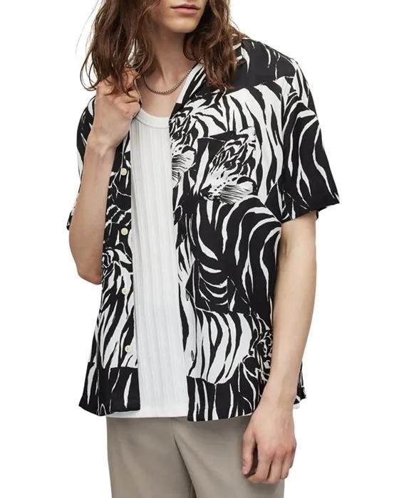 Wildcat Short Sleeve Camp Shirt