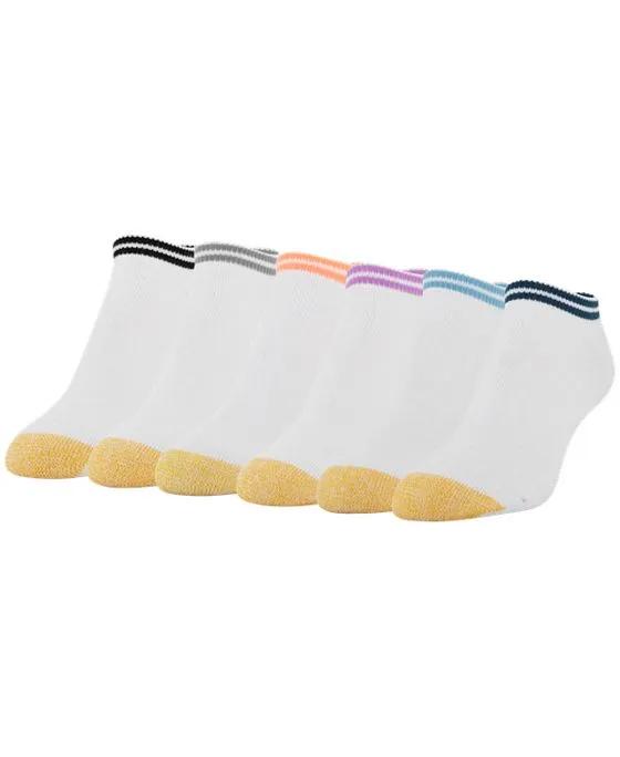 Women's 6-Pack Casual Ankle Cushion Socks, Also Available In Extended Sizes