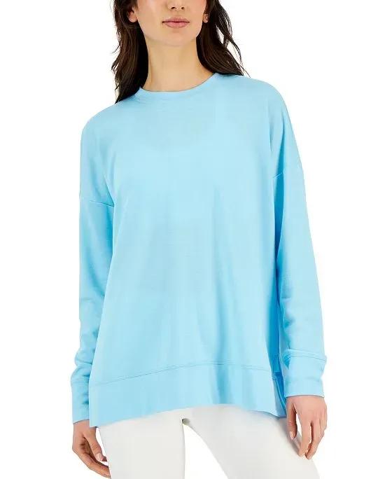 Women's Active Solid Crewneck Top, Created for Macy's