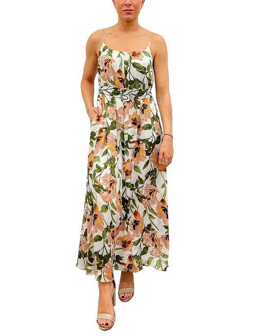 Women's Azalea Floral Trapeze Maxi Dress