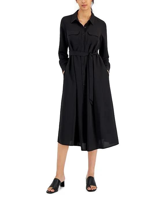 Women's Belted Shirtdress Created for Macy's