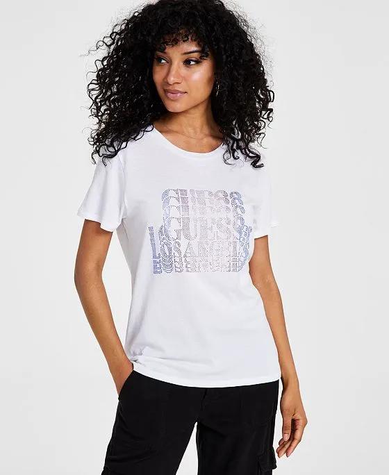 Women's Cascade Logo Short-Sleeve Easy T-Shirt