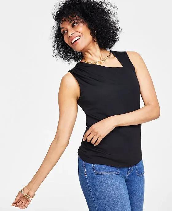 Women's Chain Cut-Out Tank Top, Created for Macy's