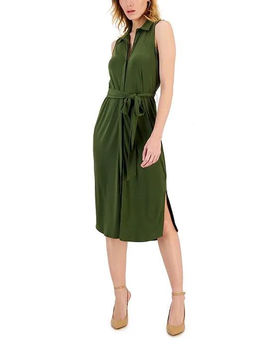 Women's Collared Midi Dress, Created for Macy's 