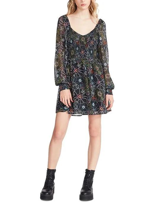 Women's Color Me Lucky Printed Fit & Flare Dress