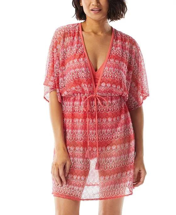 Women's Contours Caftan Printed Cover-Up Dress