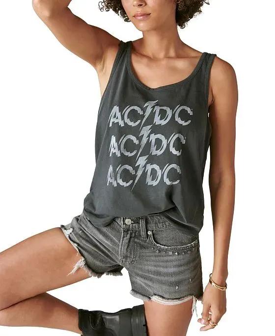 Women's Cotton AC/DC High Voltage Tank 