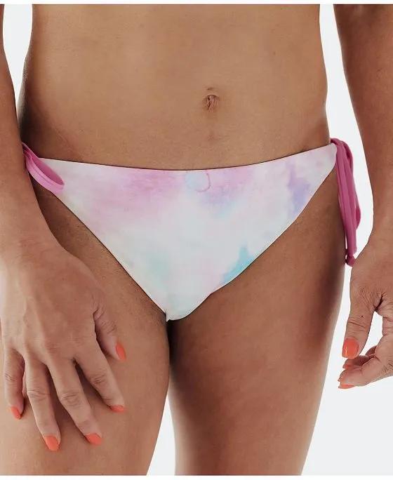 Women's Cotton Candy Tie Dye String Bikini Bottom