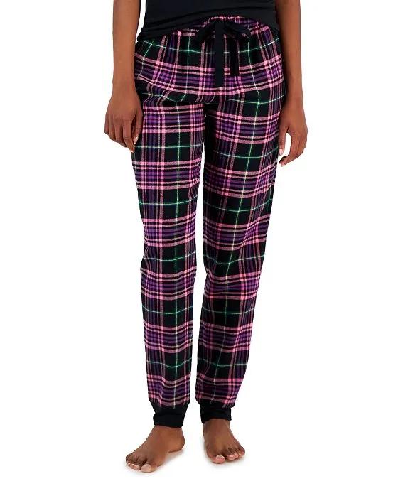 Women's Cotton Flannel Pajama Pants, Created for Macy's