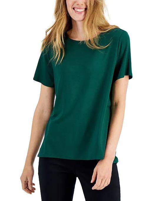 Women's Crewneck T-Shirt, Created for Macy's