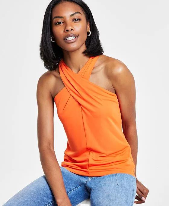 Women's Crossover Halter Top, Created for Macy's 