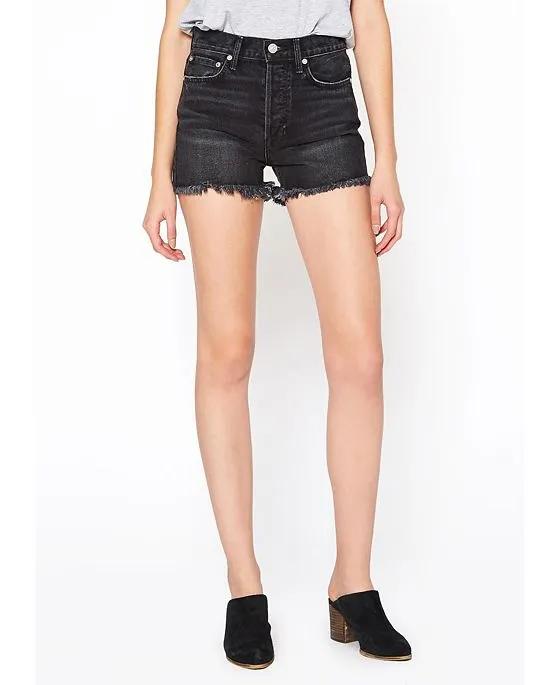 Women's Denim Shorts In Shadow For Adult